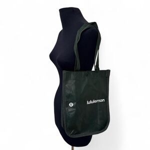 lululemon dark green and white Tote Bag
